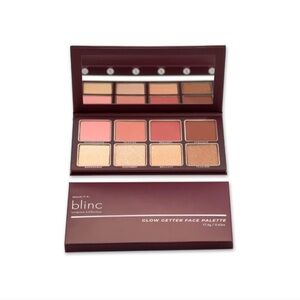 BLINC Glow Getter Face Palette, Cheek Palette with Highlighters Blushes, Creamy